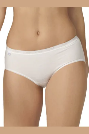 Sloggi Womens Basic+ Midi 2 Pack Briefs - Cotton - Size 2XL