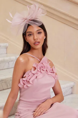 Quiz Womens Mauve Feather Headband Fascinator - - One Size
