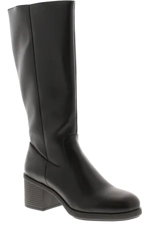Rocket Dog Womens Stanley Tall Platform Boots in Faux Leather (archived) - Size UK 7