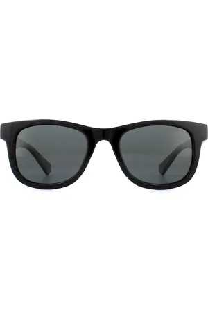 Polaroid Childrens Unisex Kids Square Kidss Grey Polarized Sunglasses - One Size
