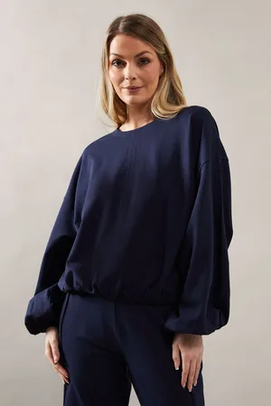 wallis Womens Bubble Hem Jersey Top Co-ord - viscose - Size 18 UK