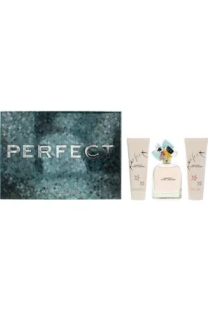 Marc Jacobs Womens Perfect Eau de Parfum 100ml, Body Lotion 75ml + Shower Gel - - One Size