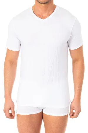 Abanderado Mens short sleeve V-neck T-shirt A040X - - Size X-Large