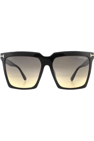 Tom Ford Womens Sunglasses Sabrina 02 FT0764 01B Shiny Grey Smoke Gradient - One Size