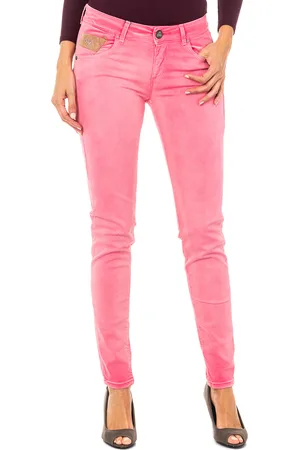 La Martina Womens Elastic trousers with skinny cut hems HWT010 woman - Cotton - Size 29 (Waist)
