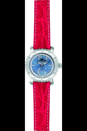 Yonger & Bresson Womens Yonger: Watch Band with Silver Dial Crocodile - One Size