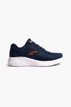 Skechers 232598/NVOR SKECH-LITE PRO-FAREGROVE Mens Casual Shoes Navy/Orange - - Size UK 7