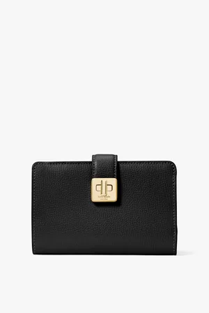 Kate Spade Womens Phoebe Refined Grain Leather Turnlock Medium Wallet - - One Size