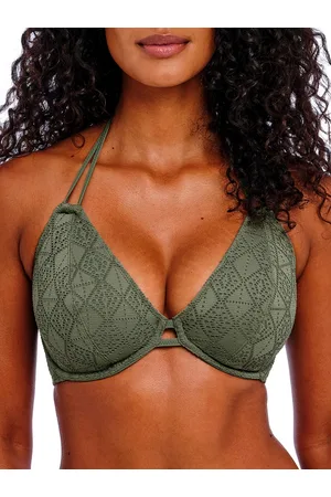 Freya Womens Nomad Nights Halterneck Bikini Top - Polyamide - Size 34FF