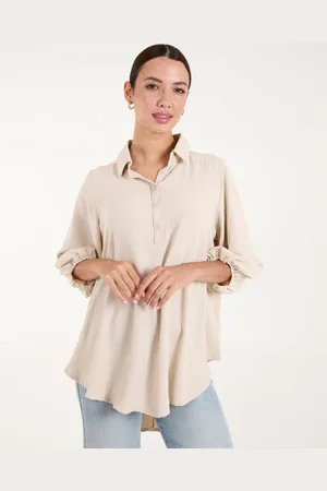 Blue Vanilla Womens Front Button Shirt - - Size Small/Medium