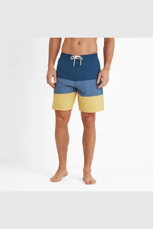 Tog 24 Bendon Mens Shorts - Inky Blue/Blue Dolphin/Sunflower - - Size Medium