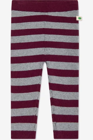 THE BONNIE MOB Baby Girls Perry Ribbed Knit Leggings in - Size 6-12M