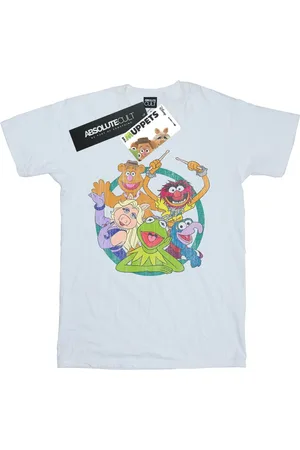 Disney Mens The Muppets Group Circle T-Shirt - Size Medium