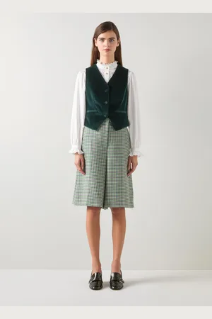 LK Bennett Womens Ami Waistcoat, Dark - Size 8 UK