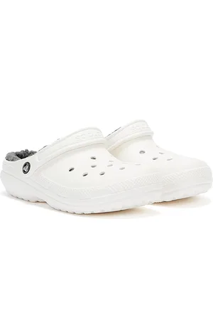 Crocs Classic Lined Womens / Grey Clogs - Size UK 8-9