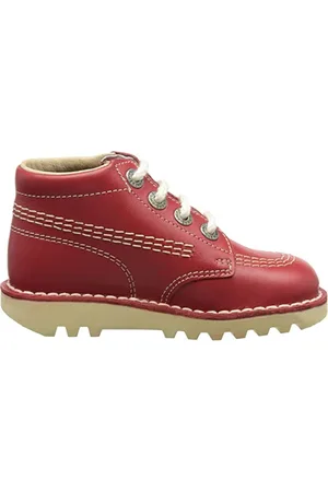 Kickers Childrens Unisex Hi I Core Kids Boots Leather - Size UK 12 Kids