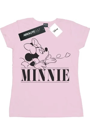 Disney Womens/Ladies Minnie Mouse Kiss Cotton T-Shirt (Baby ) - Size Large
