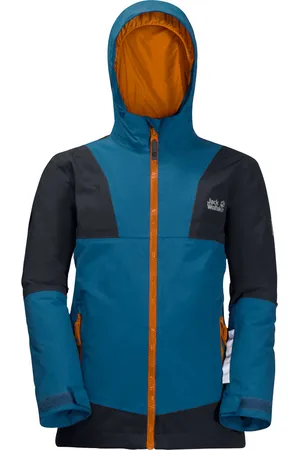 Jack Wolfskin Boys & Girls Snowsport Waterproof Breathable Ski Coat - Polyamide - Size 3-4Y