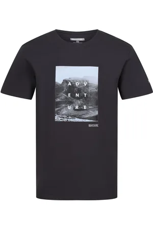 Regatta Mens Breezed IV Rock T-Shirt (Ash) - - Size X-Large