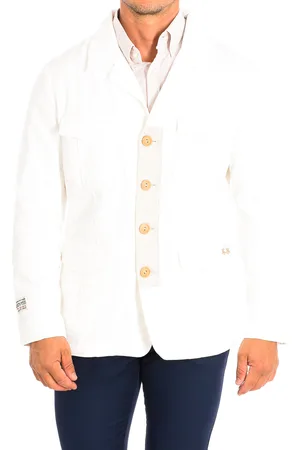La Martina Mens long-sleeved jacket with regular fit lapel collar TMJ001-TW408 - - Size EU 54