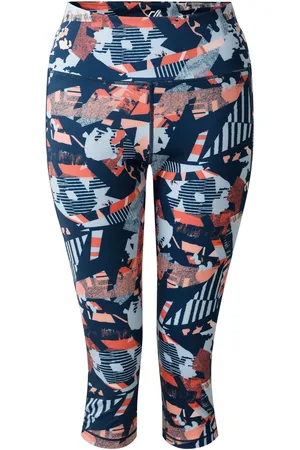 Regatta Womens/Ladies Influential II Geometric 3/4 Length Leggings (Multicoloured) - - Size 8 UK