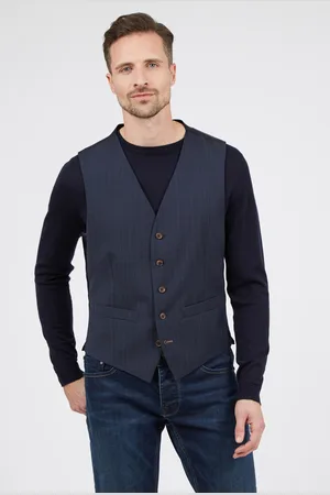Scott Mens Airforce Texture Waistcoat - - Size 42 Short