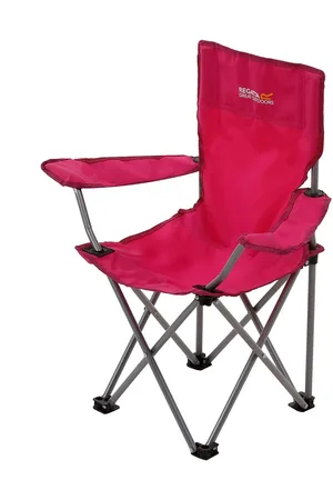 Regatta Unisex Kids Isla Lightweight Folding Camping Chair (Cabaret) - Steel - One Size