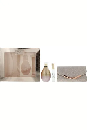Sarah Jessica Parker Womens Lovely You Eau de Parfum 100ml + 10ml + Rose Clutch - One Size