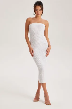 Urban Bliss Womens Textured Bandeau Dress - Size 14 UK