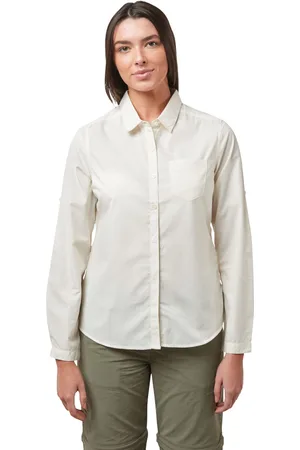 Craghoppers Womens Kiwi NosiDefence Long Sleeve Shirt - - Size 10 UK