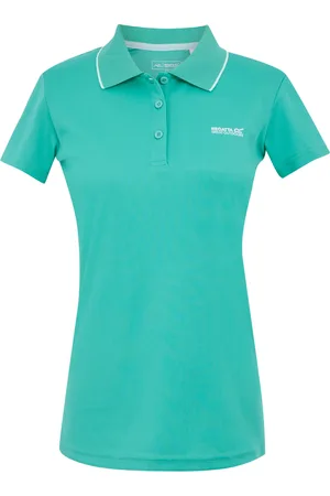 Regatta Womens/Ladies Maverick V Polo Shirt ( /Icy Morn) Cotton - Size 20 UK