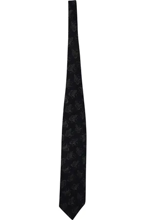 Emporio Armani Pre-owned Mens Giorgio Printed Tie in Silk - One Size