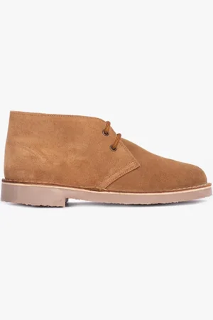 ROAMERS Mens M467BS Unisex Desert Boots Sand - - Size UK 4