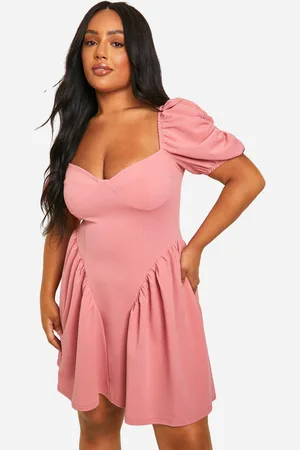 Boohoo Womens Plus Corset Skater Dress - - Size 18 UK