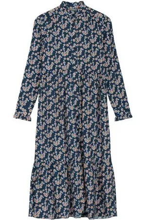 Regatta Womens/Ladies Orla Kiely Water Floral Long-Sleeved Midi Dress Cotton - Size 18 UK