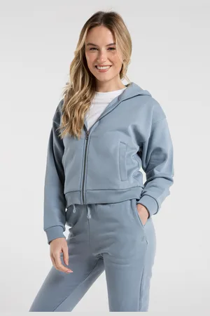French Connection Womens Full Zip Boxy Hoody - Size Medium