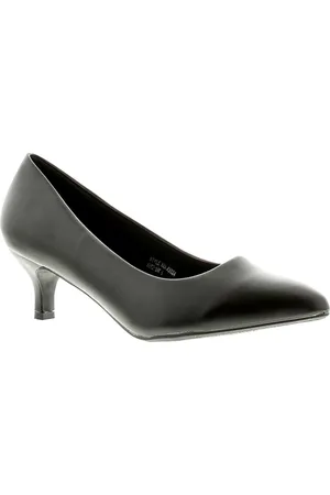 Comfort Plus Cp Texas Pu Con Womens Ladies Heels Court Shoes - Size 6 (UK Shoe)
