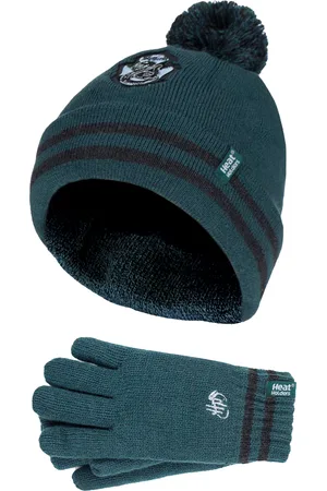 Heat Holders Girls Kids Childrens Harry Potter Hat & Gloves Set for Winter - - One Size