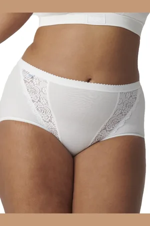 Sloggi Womens Chic Maxi 4 Pack Briefs - Cotton - Size Small