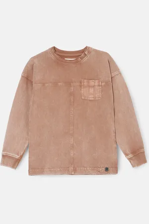 Angel & Rocket Boys Evan Long Sleeve Washed Tee - Size 9-10Y