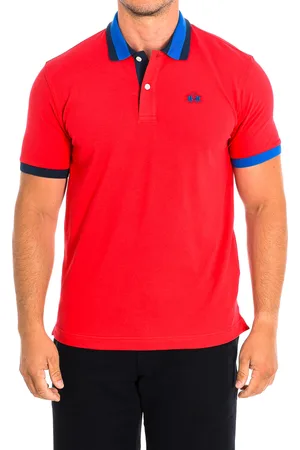 La Martina Mens Short Sleeve Polo TMP008-PK001 man - Cotton - Size Small