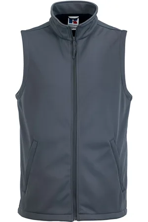 Russell Athletic Mens Smart Softshell Gilet (Convoy Grey) - - Size 2XL