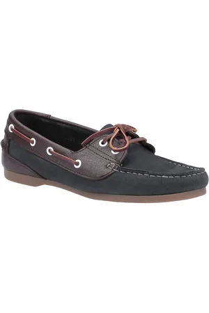 Riva Womens Palafrugell Ladies Boat Shoe - Leather - Size 7 (UK Shoe)