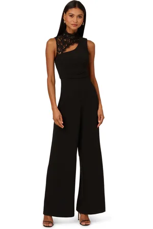 Adrianna Papell Womens Combo Fabric Jumpsuit in - Size 6 UK