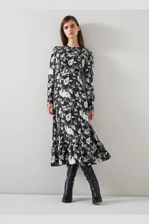 LK Bennett Womens Winona Dresses, /Cream - Size 10 UK
