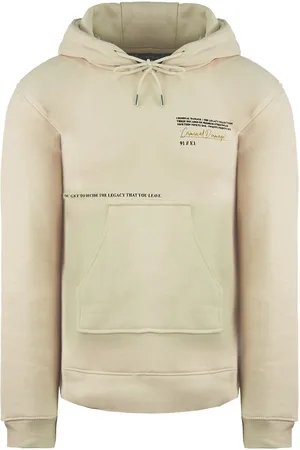 Criminal Damage Legacy Mens Sand Hoodie - Cotton - Size Medium