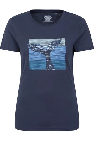 Mountain Warehouse Womens/Ladies Whale Tail Organic T-Shirt - Size 16 UK