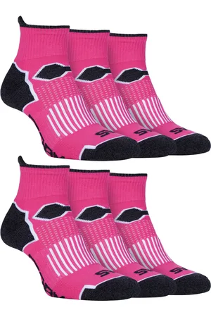 Storm Bloc Womens 6 Pack Ladies Cushioned Ankle Sports Socks with Arch Support