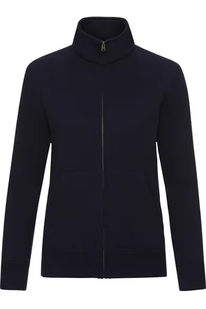 Fruit Of The Loom Womens/Ladies Premium Lady Fit Sweat Jacket (Deep Navy) - - Size Medium