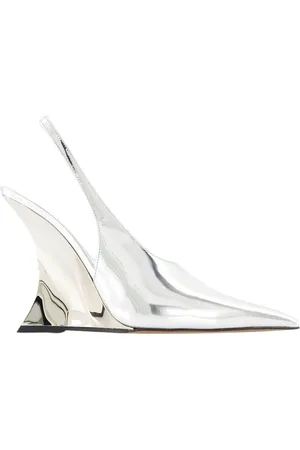 PARIS TEXAS Womens Nina Slingback Pumps - - Leather - - Size EU 37